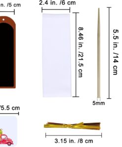 Alternative view of Winlyn 48 Sets 6 Styles Fall Magic Color Scratch DIY Bookmarks Craft Kits Rainbow Scratch Paper with Scratching Tools Ribbons Art Sets for Kids Students Party Favors Classroom Activities