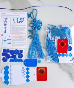 Alternative view of Winlyn 24 Sets Chinese New Year Decorations DIY Ming Vase Ornaments Craft Kits Blank Foam Vases with Blue and White Chinese Stickers for Kids Asian Classroom Activities Party Favors Gift Exchange