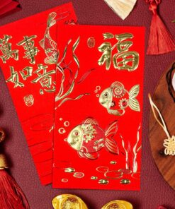 Alternative view of Winlyn 120 Pcs 6 Designs Asian Red Envelopes Chinese Hong Bao Lucky Money Envelopes Red Packets Lai See Cash Envelopes Pockets for 2026 Chinese Lunar New Year Birthday Wedding Year of the Horse