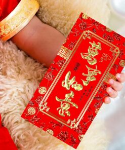 Alternative view of Winlyn 120 Pcs 6 Designs Chinese Hong Bao Lucky Money Envelopes Asian Red Envelopes Red Packets Lai See Packet Cash Envelopes for Lunar New Year Wedding Birthday Year of the Horse 2026