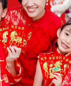Alternative view of Supla 120 Pcs 24 Designs Chinese New Year Red Envelopes Bulk Lucky Money Pockets Hong Bao Lai See Red Packets Lucky Cash Envelopes for Asian Vietnamese Chinese Lunar New Year 2026 Year of the Horse